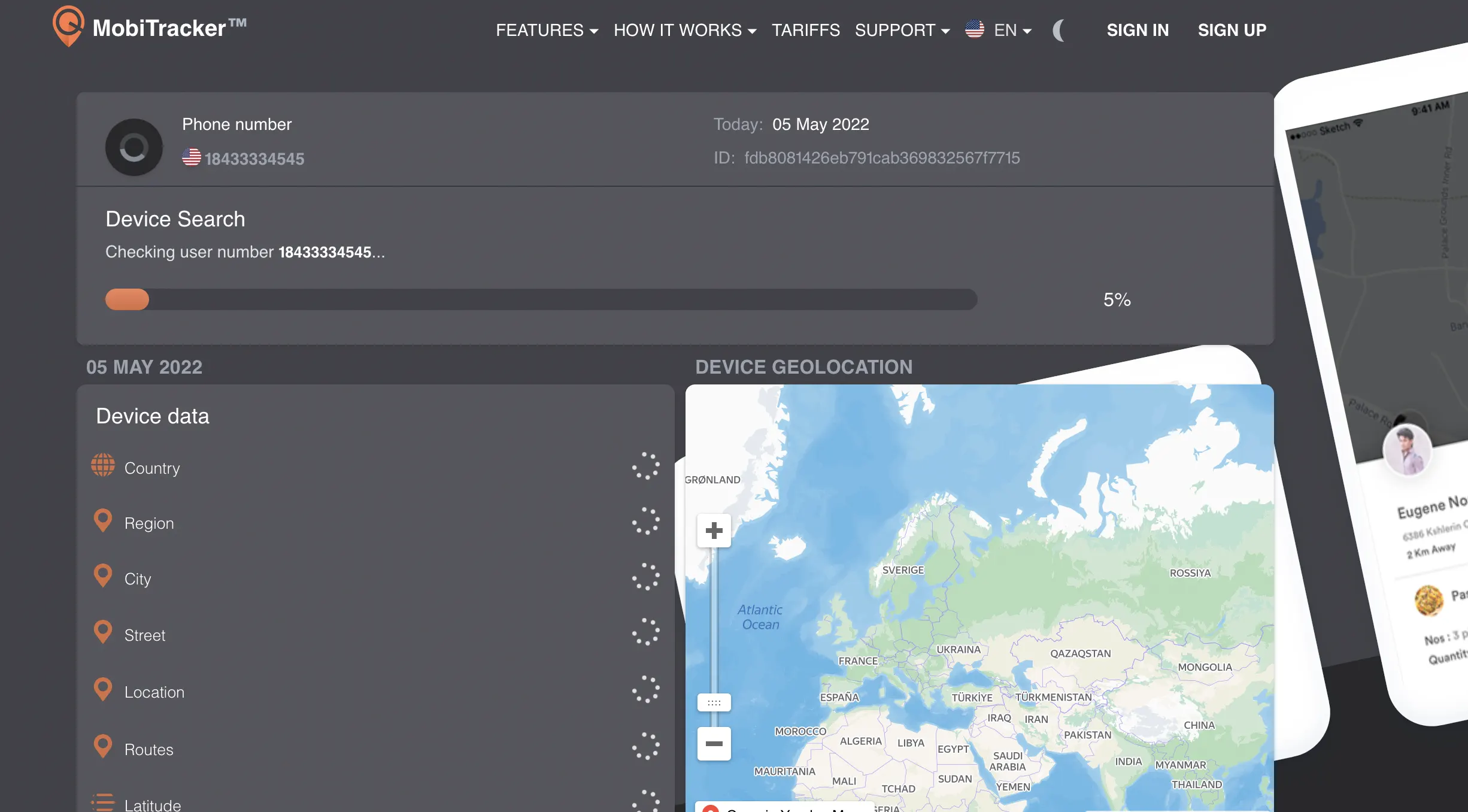 Tracking Subscriber's Location